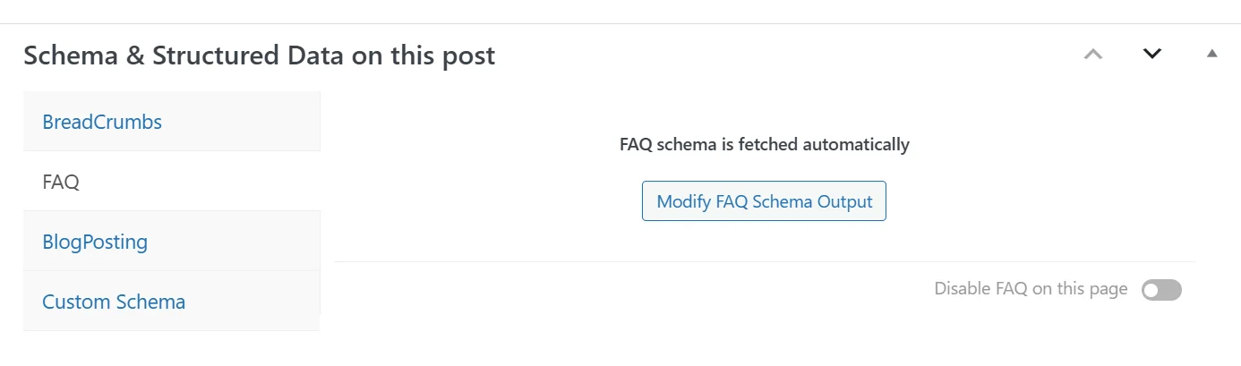 Screenshot from the Byterwrites WordPress dashboard showing schema and structured data use used in blog post