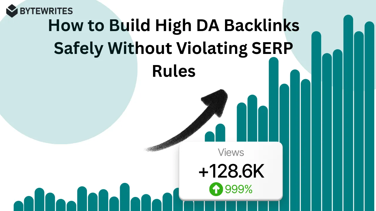 Thumbnail explaining how Bytewrites Organic SEO services help you improve backlink building and ranking growth.